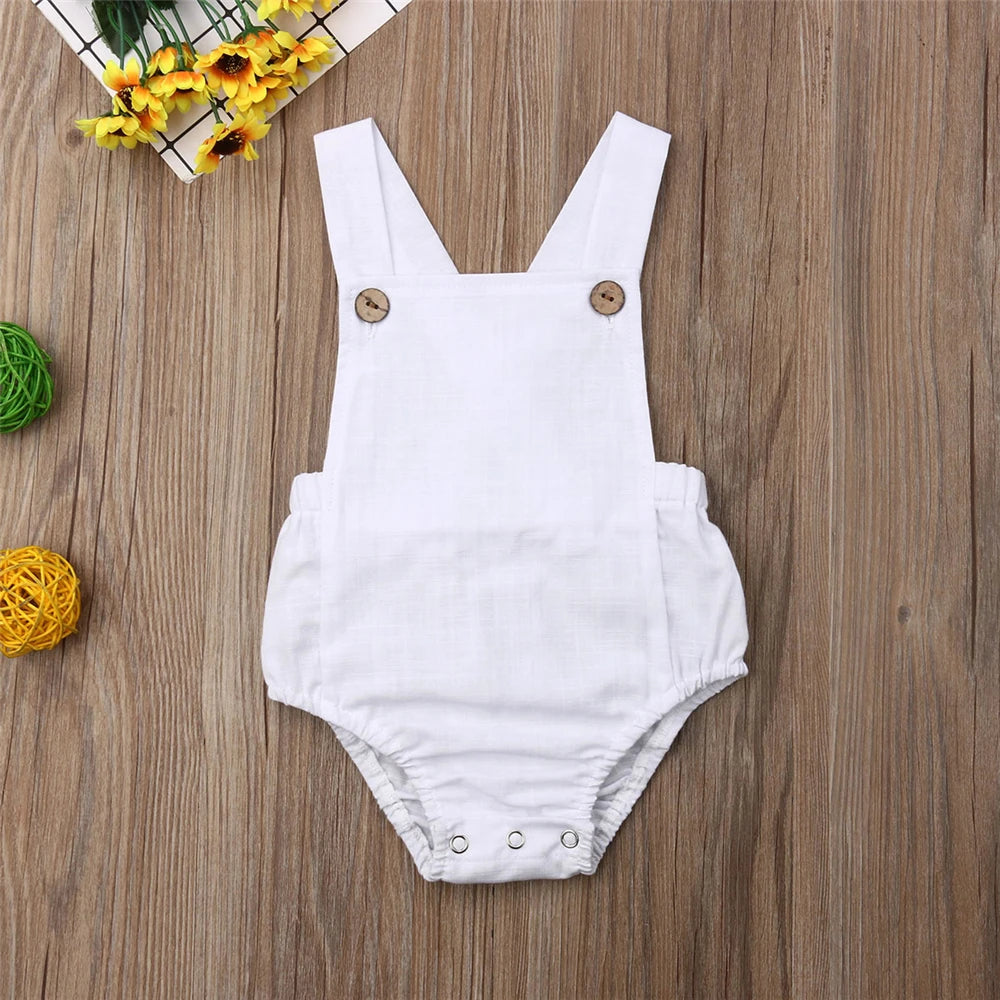 Baby Romper Newborn Baby Girl Boy Summer Clothes Casual Baby Sleeveless Jumpsuits Toddler Playsuit One piece