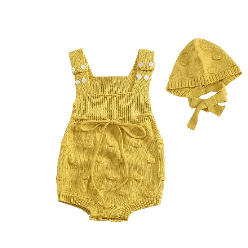 Baby Boys Girls Rompers Baby Girl Clothing Jumpsuit Infant Clothing Baby Boy Clothes Sleeveless Newborn Knitted Romper