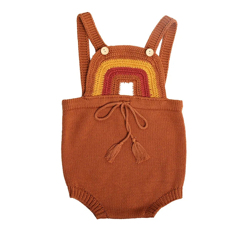 Baby Boys Girls Rompers Baby Girl Clothing Jumpsuit Infant Clothing Baby Boy Clothes Sleeveless Newborn Knitted Romper