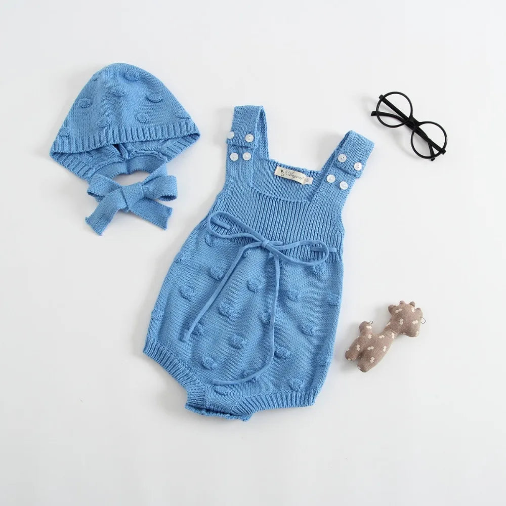 Baby Boys Girls Rompers Baby Girl Clothing Jumpsuit Infant Clothing Baby Boy Clothes Sleeveless Newborn Knitted Romper