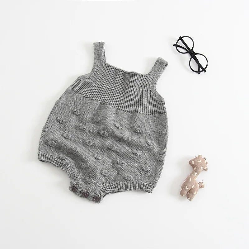 Baby Boys Girls Rompers Baby Girl Clothing Jumpsuit Infant Clothing Baby Boy Clothes Sleeveless Newborn Knitted Romper