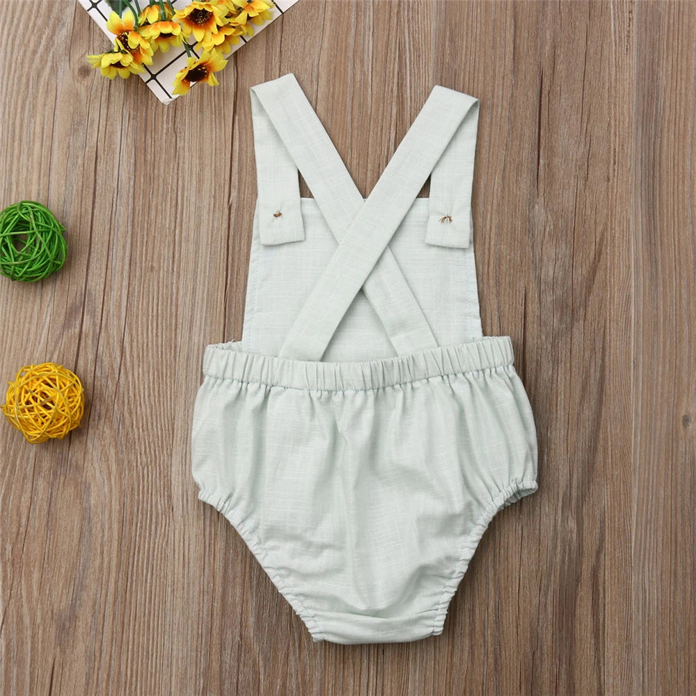 Baby Romper Newborn Baby Girl Boy Summer Clothes Casual Baby Sleeveless Jumpsuits Toddler Playsuit One piece