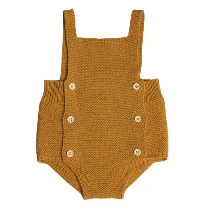 Baby Boys Girls Rompers Baby Girl Clothing Jumpsuit Infant Clothing Baby Boy Clothes Sleeveless Newborn Knitted Romper