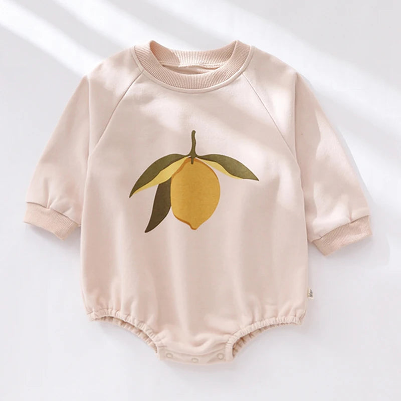 Cute Kids Baby Rompers Infant Baby Boys Girls Long Sleeve Printing Jumpsuit Children Boys Girls Rompers Clothes