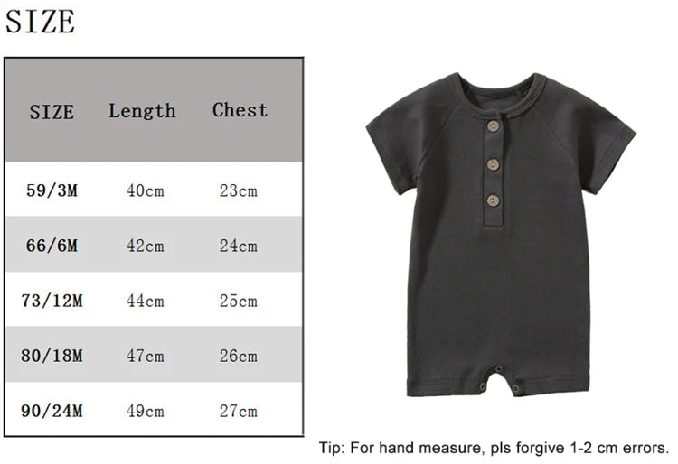 Baby Boy Romper Summer Wear Infant Bebe Thin Pajamas Short Sleeve Jumpsuit Ribbed Clothes Knitted Stretch Girl Outfits Playsuit