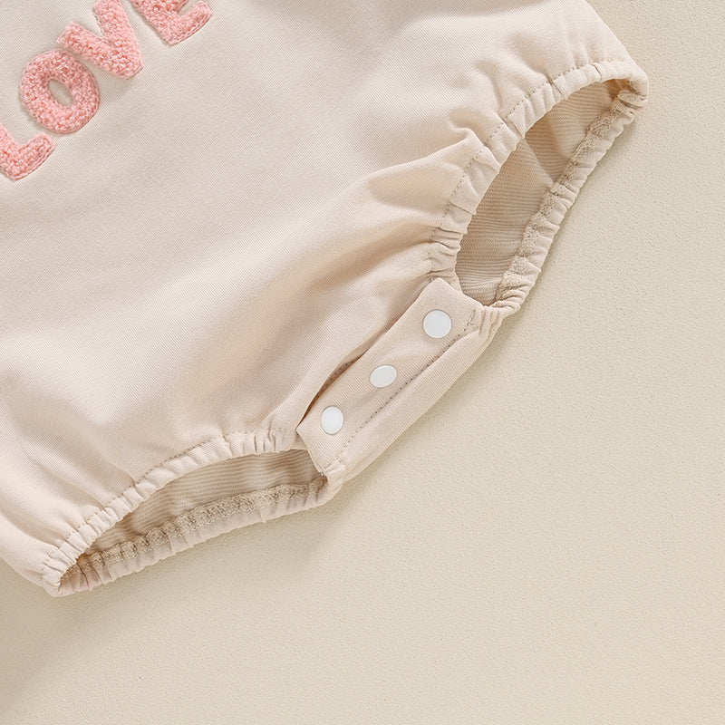 Spring Fall Baby Sweatshirt Rompers Long Sleeve Crew Neck Embroidery Letters Cute Bodysuit Jumpsuits Clothes for Girls Boys