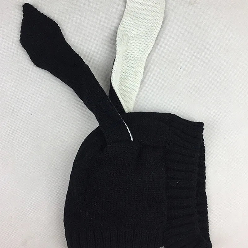 Autumn Winter Toddler Infant Knitted Baby Hat Adorable Rabbit Long Ear Hat Cute Baby Bunny Beanie Cap Photo Props For Baby