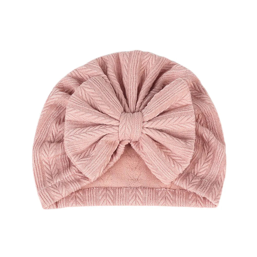 1 Pieces Children Baby Hat Kids Bowknot Cap Newborn Girls photography Props Spring Autumn Modis Beanie Turban Infant Props