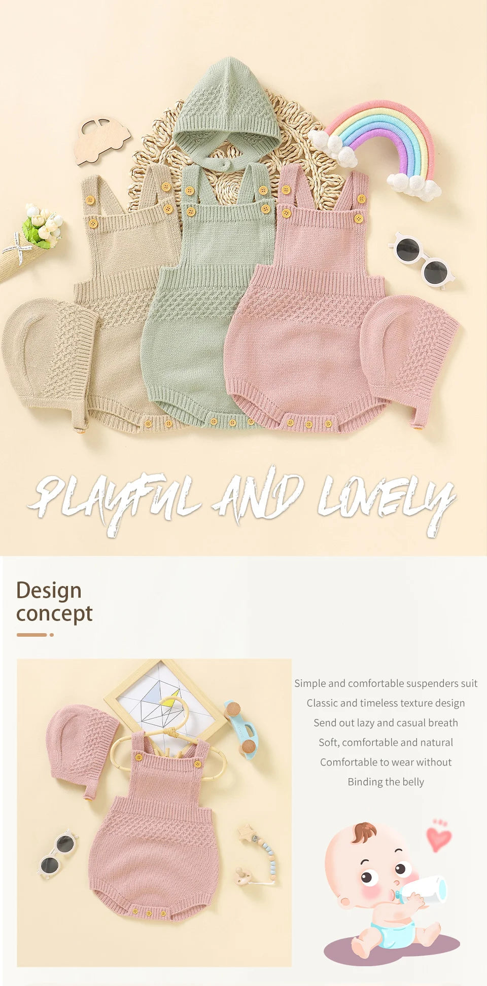 Baby Bodysuits Sleeveless Newborn Boys Girls Solid Color Onesie Hats Outfits Sets 2pcs Infant Unisex Playsuits Children Clothes