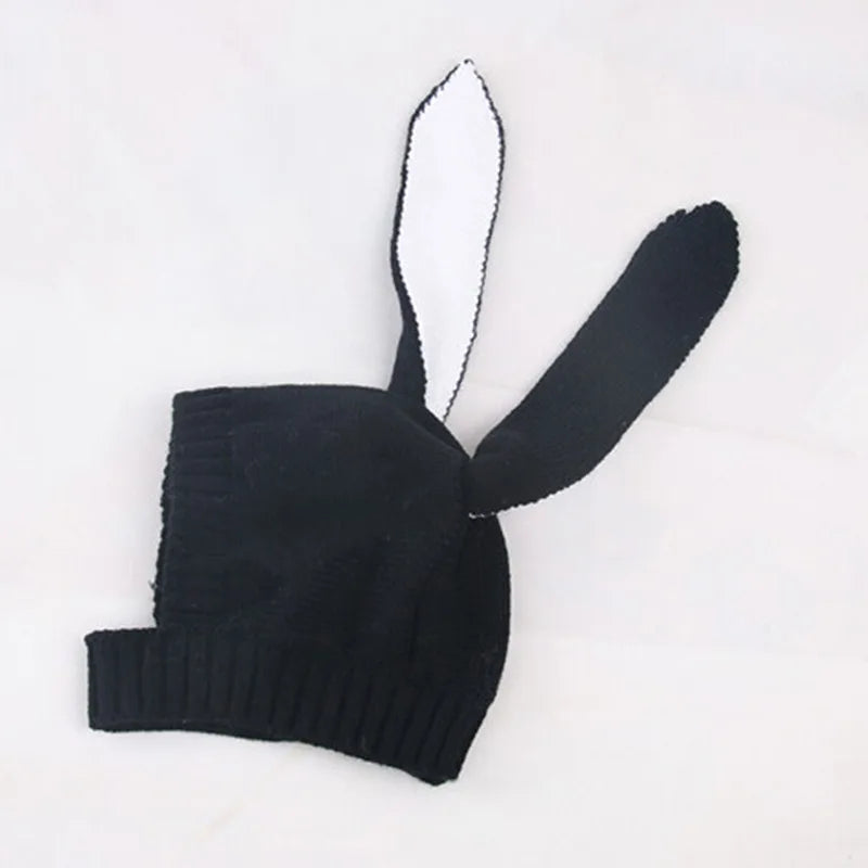 Autumn Winter Toddler Infant Knitted Baby Hat Adorable Rabbit Long Ear Hat Cute Baby Bunny Beanie Cap Photo Props For Baby