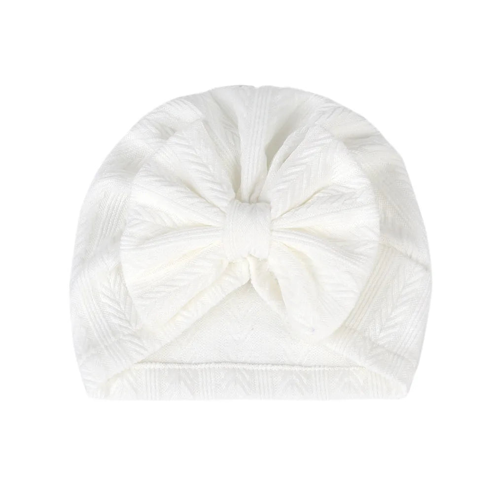 1 Pieces Children Baby Hat Kids Bowknot Cap Newborn Girls photography Props Spring Autumn Modis Beanie Turban Infant Props